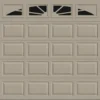 Ideal Door® Traditional 9' X 8' Sandtone Insulated Garage Door With Windows (R-Value 6.3) -SCHLAGE Sales Store AS ST Sunrise 9x8 v2