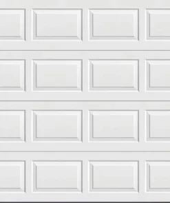 Ideal Door® Traditional 8' X 7' White Non-Insulated Garage Door