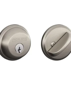 Schlage® Satin Nickel Single Cylinder Door Deadbolt