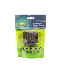PetSafe® Busy Buddy® Size-B Natural Rawhide Dog Toy Treat Rings - 16 Count
