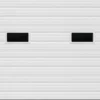 Ideal Door® Commercial 9' X 8' White Non-Insulated Garage Door With Windows -SCHLAGE Sales Store C4 WH 2 Lites 24x12 GG 9x8 v2