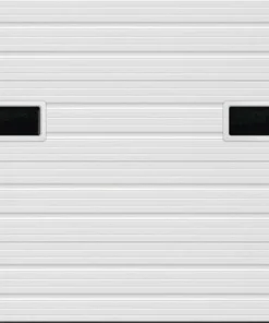 Ideal Door® Commercial 10' X 8' White Non-Insulated Garage Door With Windows