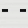 Ideal Door® Commercial 9' X 8' White Insulated Garage Door With Windows (R-Value 6.5) -SCHLAGE Sales Store C7 WH 2 Lites 24x12 GG 9x8 v2 2