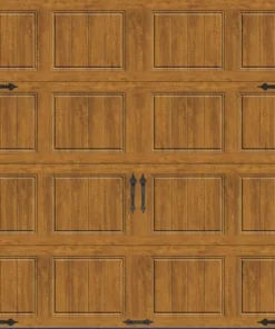 Ideal Door® Designer 8' X 7' Oak Medium Insulated Garage Door (R-Value 9)