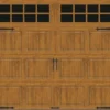 Ideal Door® Designer 8' X 7' Oak Medium Insulated Garage Door With Windows (R-Value 6.5) -SCHLAGE Sales Store CHS MO SQ24 8x7 v2 3
