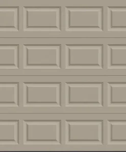 Ideal Door® Traditional 9' X 7' Sandtone Insulated Garage Door (R-Value 6.5)
