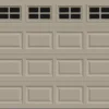 Ideal Door® Traditional 9' X 7' Sandtone Insulated Garage Door With Windows (R-Value 6.5) -SCHLAGE Sales Store ES ST Stockton 8x7 v2