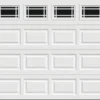 Ideal Door® Traditional 8' X 7' White Insulated Garage Door With Windows (R-Value 6.5) -SCHLAGE Sales Store ES WH Prairie 8x7 v2