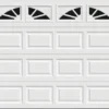 Ideal Door® Traditional 8' X 7' White Insulated Garage Door With Windows (R-Value 6.5) -SCHLAGE Sales Store ES WH Sherwood 8x7 v2