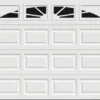 Ideal Door® Traditional 8' X 7' White Insulated Garage Door With Windows (R-Value 6.5) -SCHLAGE Sales Store ES WH Sunrise 8x7 v2