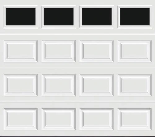 Ideal Door® Traditional 8' X 7' White Insulated Garage Door With Windows (R-Value 6.5) 3 Ideal Door® Traditional 8' X 7' White Insulated Garage Door With Windows (R-Value 6.5)