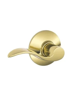 Schlage® Accent Bright Brass Hall & Closet Passage Door Lever
