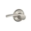 Schlage® Merano Satin Nickel Hall & Closet Passage Door Lever -SCHLAGE Sales Store F10MER619 EXT SL