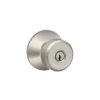 Schlage® Bowery Satin Nickel Entry Door Knob -SCHLAGE Sales Store F51BWE619 EXT SL