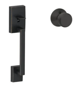 Schlage® Century Aged Bronze Lower Half Entry Knob Handleset