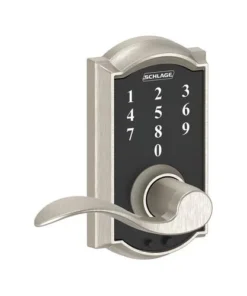 Schlage® Touch™ Accent Satin Nickel Keyless Entry Door Lever