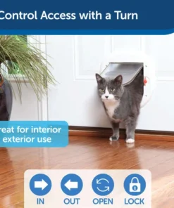 PetSafe® 7-1/8" X 7-1/2" Big Cat Door -SCHLAGE Sales Store HPA11 10888 PT01