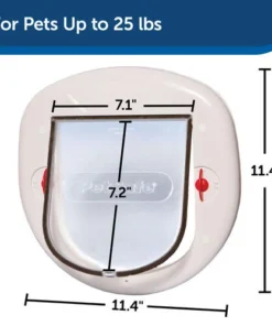 PetSafe® 7-1/8" X 7-1/2" Big Cat Door -SCHLAGE Sales Store HPA11 10888 PT05