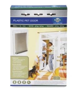 PetSafe® 7-1/2" X 11" Small White Plastic Pet Door -SCHLAGE Sales Store HPA11 10966 PT06