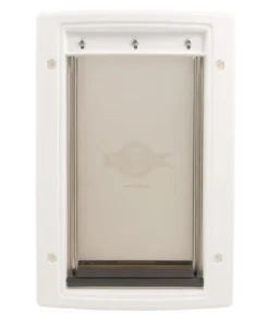 PetSafe® 7-1/2" X 11" Small White Plastic Pet Door -SCHLAGE Sales Store HPA11 10966 PT07