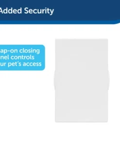 PetSafe® 10.12" X 16.25" Large White Plastic Pet Door -SCHLAGE Sales Store HPA11 10968 PT03