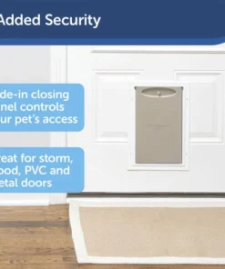 PetSafe® 10-3/4" X 15-5/8" Medium Aluminum Pet Door -SCHLAGE Sales Store HPA11 11599 PT03