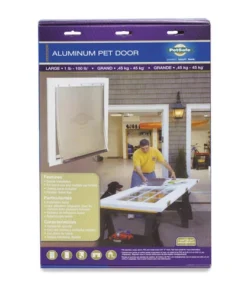 PetSafe® 12-3/4" X 19-3/8" Large Aluminum Pet Door -SCHLAGE Sales Store HPA11 11600 PT07