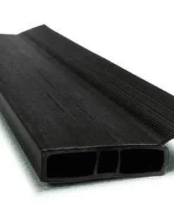 Ideal Door® Overhead Garage Door 14' Black High-Heat Hollow Vinyl Stop Moulding