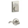 Dexter By Schlage Dexter® By Schlage® Seville Satin Nickel Door Lever And Keypad Door Deadbolt -SCHLAGE Sales Store JDE265 SUT619 SEV EXT SL