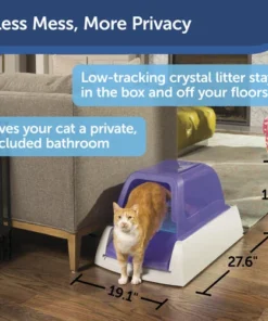 PetSafe® ScoopFree® Standard Purple Self-Cleaning Cat Litter Box Privacy Hood -SCHLAGE Sales Store PAC00 14228 PT03