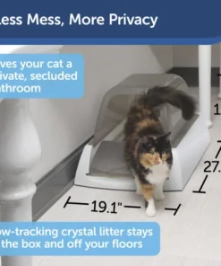 PetSafe® ScoopFree® Standard Taupe Self-Cleaning Cat Litter Box Privacy Hood -SCHLAGE Sales Store PAC00 14806 PT03