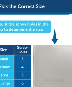 PetSafe® 13-3/4" X 24-3/8" Extra Large Pet Door Replacement Flap -SCHLAGE Sales Store PAC11 11040 PT02