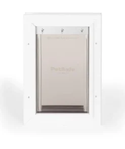 PetSafe® Freedom 5.25" X 8.12" Small Premium White Aluminum Pet Door