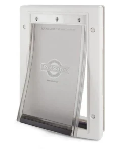 PetSafe® 5.12" X 8.25" Small Premium White Plastic Pet Door