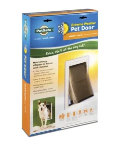 PetSafe® 8.12" X 12.25" Medium White Extreme Weather Pet Door -SCHLAGE Sales Store PPA00 10985 PT07