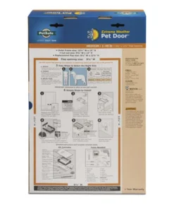 PetSafe® 8.12" X 12.25" Medium White Extreme Weather Pet Door -SCHLAGE Sales Store PPA00 10985 PT08