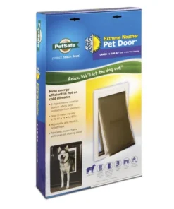 PetSafe® Large White Extreme Weather Pet Door - 10.12" X 16.25" -SCHLAGE Sales Store PPA00 10986 PT07