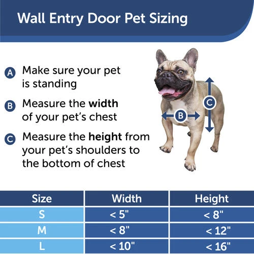 PetSafe® 8.25" X 11.25" Medium Wall Entry Pet Door 12 PetSafe® 8.25" X 11.25" Medium Wall Entry Pet Door - Image 10