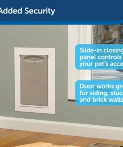 PetSafe® 10" X 15" Large Wall Entry Pet Door -SCHLAGE Sales Store PPA00 16944 PT03