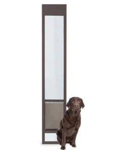 PetSafe® 76-3/4"-81" Adjustable Large/Tall Deluxe Bronze Patio Panel Pet Door