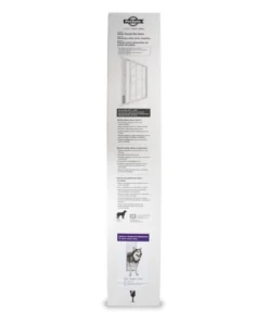 PetSafe® 76-3/4"-81" Adjustable Large Deluxe White Patio Panel Pet Door -SCHLAGE Sales Store PPA11 13132 PT06