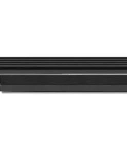 Ideal Door® Overhead Garage Door Black 8' Vinyl Stop Moulding